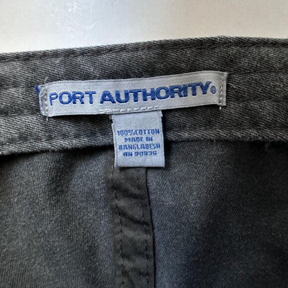 Platinum Models Port Authority Dad Hat Adjustable Strap Back Cap Gray Embroidery - Picture 9 of 9